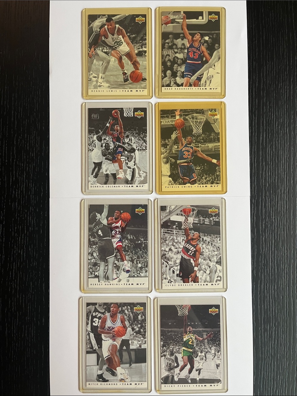 1992-93 Upper Deck Team MVP. 8 Card Set.